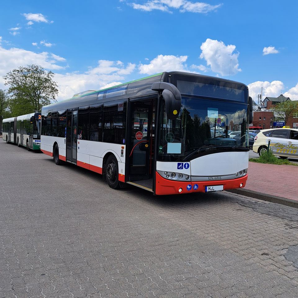 Solaris Linienbus mit 36 Sitzplätzen, Außenansicht